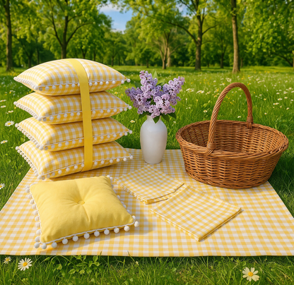 طقم بيكنيك راقٍ بتصميم كلاسيكي