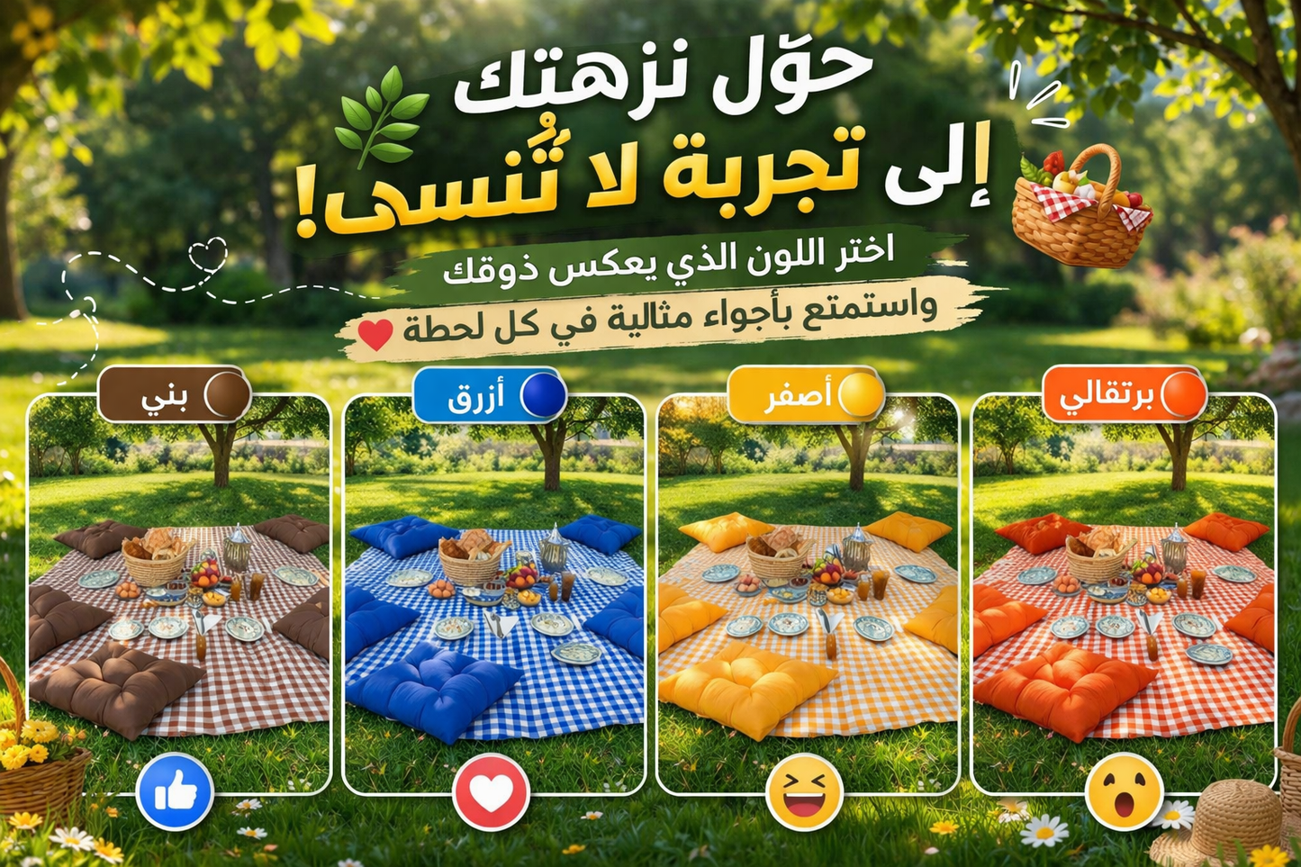 طقم بيكنيك راقٍ بتصميم كلاسيكي1