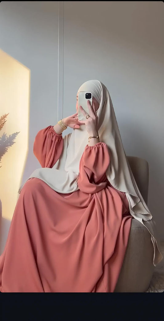 حجاب شرعي مع إسدال